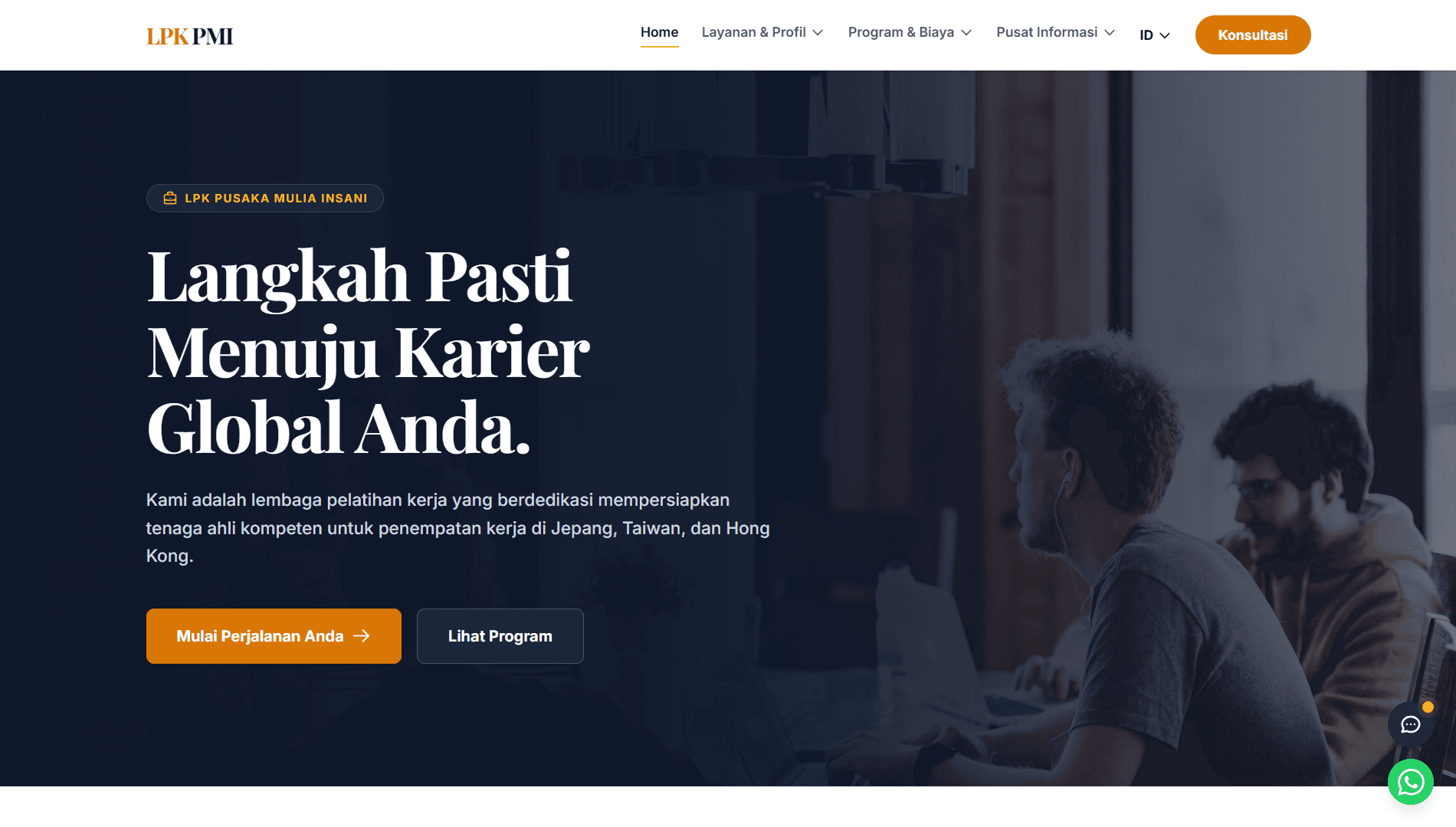 LPK Pusaka Mulia Insani (PMI) - Corporate Profile & Placement Portal