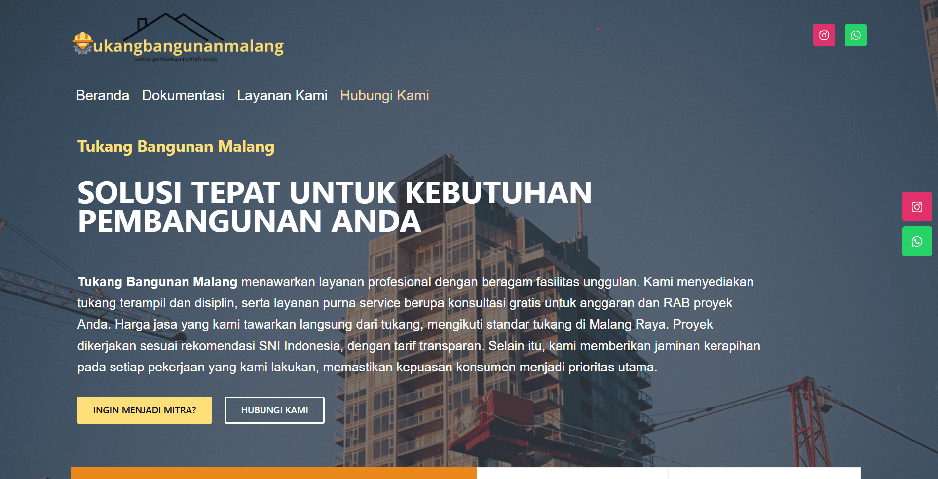 Tukang Bangunan Malang